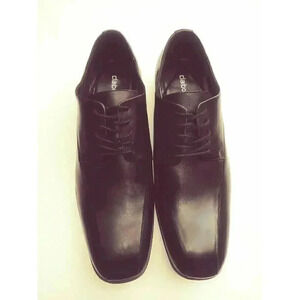 Claiborne Men's Arthur Black Dress Shoes Leather upper Size 12 M